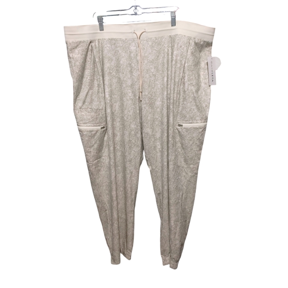 Athleta Venture Printed Pant Viper Grey Joggers Women's Plus Size 26 NWT - Picture 2 of 11